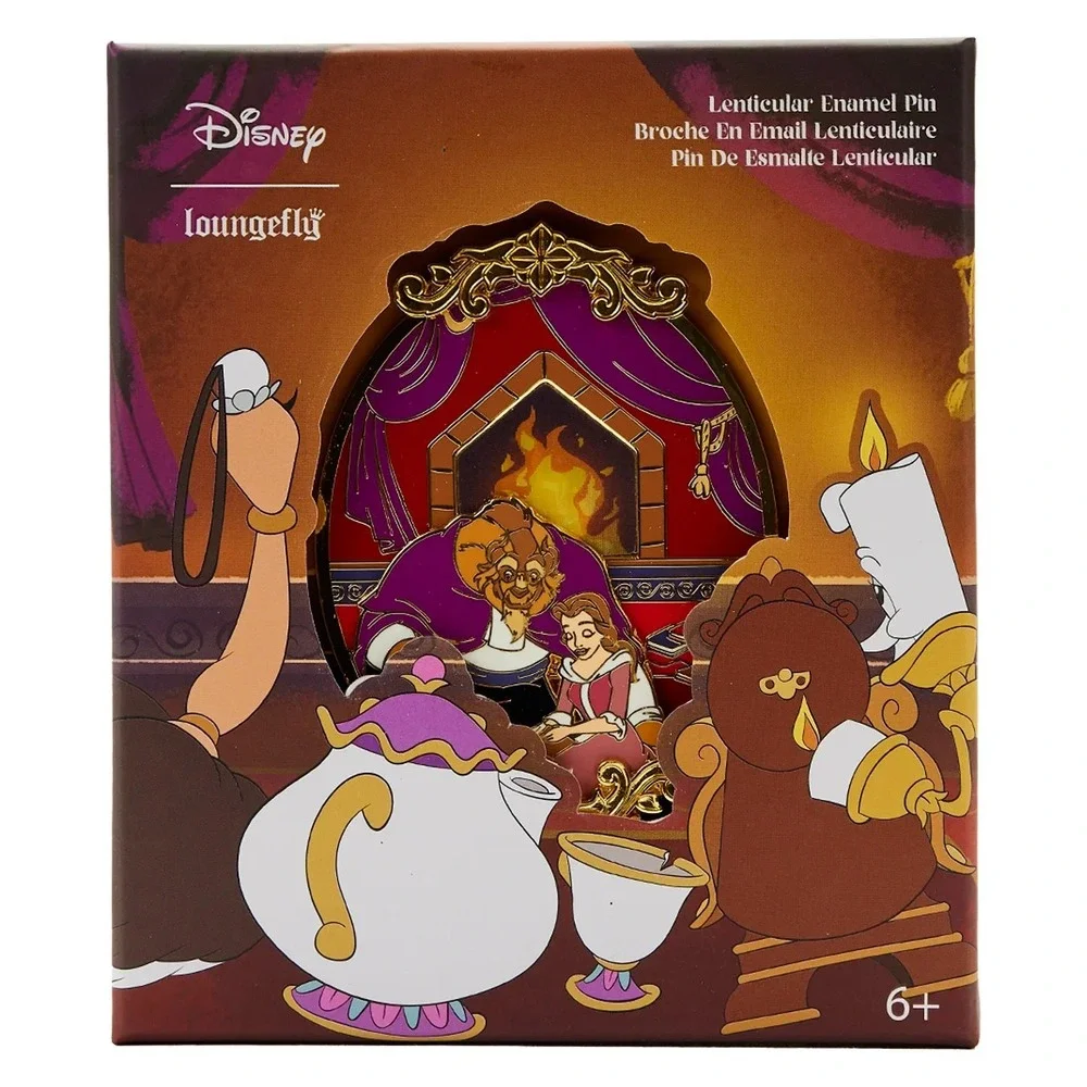 Loungefly Disney Beauty and the Beast Fireplace Scene Limited Edition 1700 - NEW